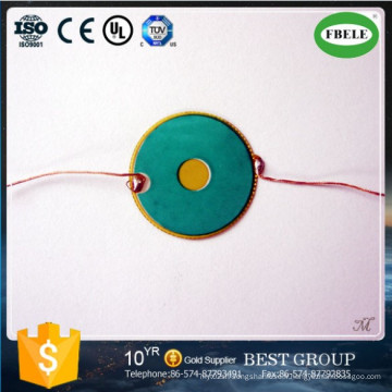 Élément en céramique piézo-électrique fait sur commande de fournisseur de la Chine avec le fil (FBELE)